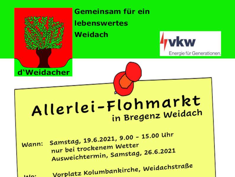 Weidacher Allerlei-Flohmarkt