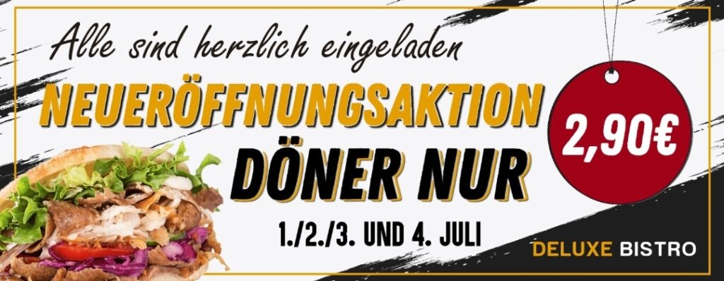 Deluxe Bistro Neueröffnungsaktion Deluxe Bistro Neueröffnungsaktion