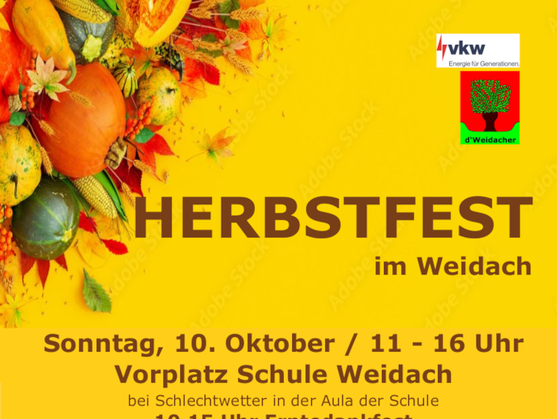 Herbstfest im Weidach