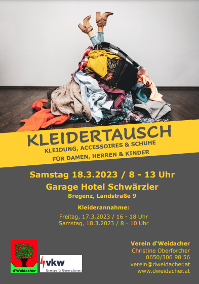Kleidertausch Plakat