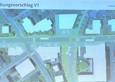 Stadtteilplatz Gestaltungsvorschlag I