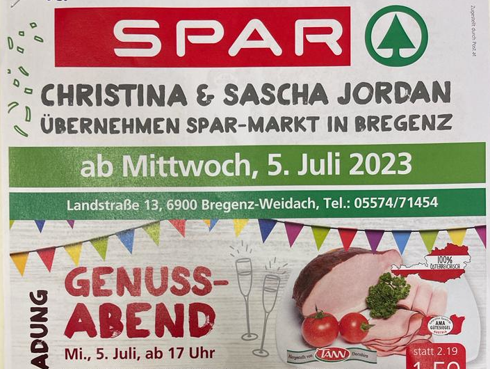 Veränderung beim SPAR in der Landstraße
