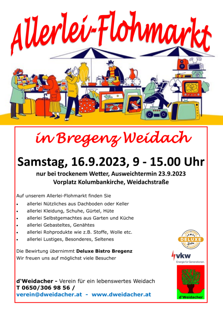 Allerlei-Flohmarkt Herbst 2023 Allerlei-Flohmarkt Herbst 2023