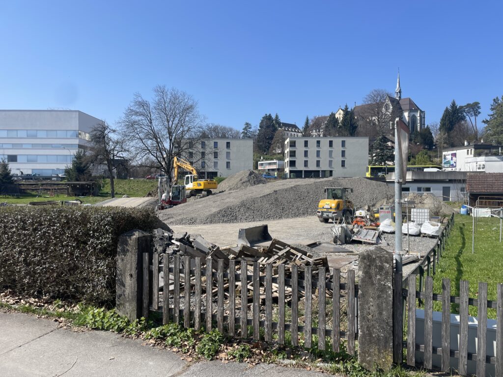 Baustelle unter Arlbergstraße Baustelle unter Arlbergstraße